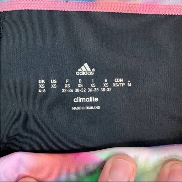 Adidas | Climalite Watercolor Athletic Capris Legging XS - Picture 4 of 7